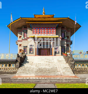 Karma Theckling monastero (Mane Choekhorling Gompa) in Ravangla in Sud Il Sikkim, India Foto Stock