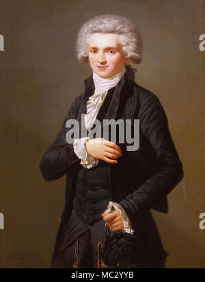 MAXIMILIEN ROBESPIERRE (1758-1794) francese giurista e politico Foto Stock