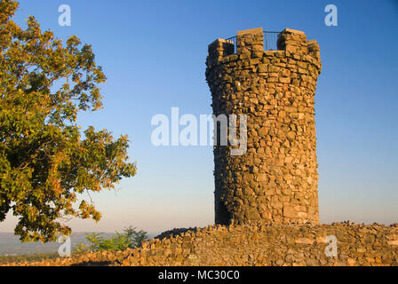 Castello Craig, Hubbard Park, Meriden, Connecticut Foto Stock