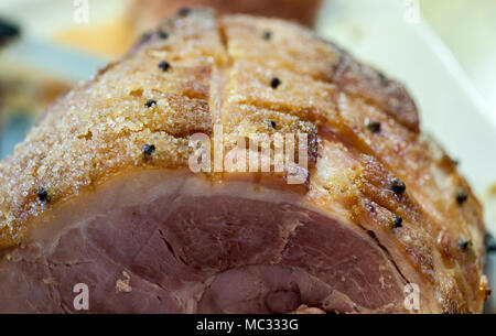 Prosciutto e smalto Foto Stock