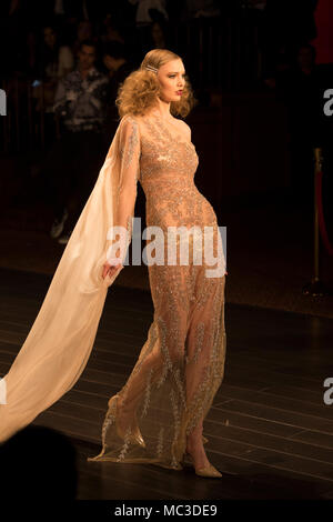LA SETTIMANA DELLA MODA A MacArthur, Los Angeles, California, Stati Uniti d'America Foto Stock