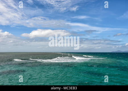 Reef parte del Great Barrier Reef Marine National Park, Patrimonio Mondiale, estremo Nord Queensland, QLD, FNQ, GBR, Australia Foto Stock
