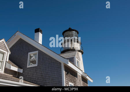 Il Highland Light è attivo un faro costruito nel 1797 sul Cape Cod National Seashore in North Truro, Massachusetts. Foto Stock