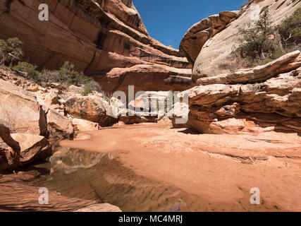 Natural Bridges National Monument in Utah ponti naturali Monumento Nazionale in Utah Foto Stock