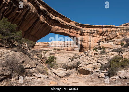 Natural Bridges National Monument in Utah ponti naturali Monumento Nazionale in Utah Foto Stock