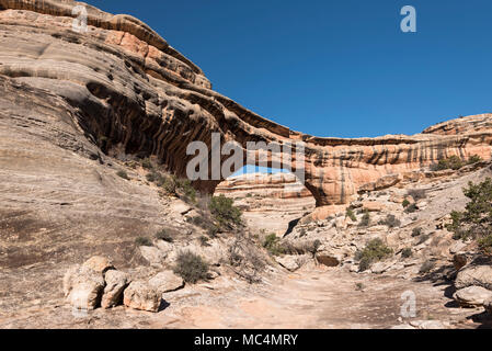 Natural Bridges National Monument in Utah ponti naturali Monumento Nazionale in Utah Foto Stock