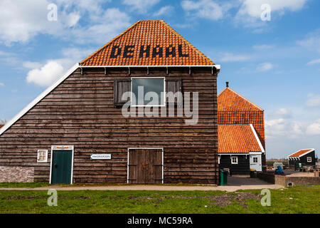 Zaanse Schans Parco e Museo Nazionale in North Holland, Paesi Bassi. Foto Stock