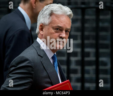 Gabinetto ministeriale partenze di Downing Street con: Sir Alan Duncan KCMG MP, Ministro di Stato per l' Europa e per le Americhe presso il Foreign & Commonwealth Office Dove: London, England, Regno Unito quando: 13 Mar 2018 Credit: Wheatley/WENN Foto Stock