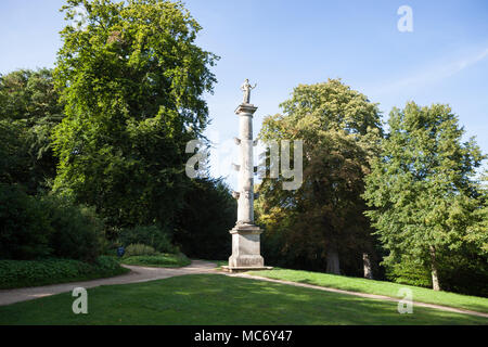 Il Grenville Colonna, Stowe giardini paesaggistici, Stowe House, Buckinghamshire, Inghilterra, Regno Unito Foto Stock