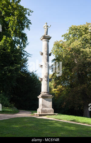 Il Grenville Colonna, Stowe giardini paesaggistici, Stowe House, Buckinghamshire, Inghilterra, Regno Unito Foto Stock