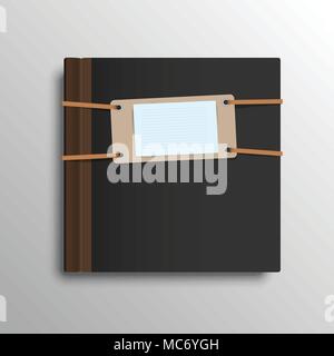 Notebook realistico, illustrazione vettoriale Illustrazione Vettoriale