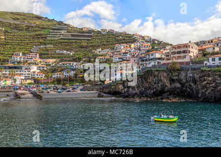 Camara de Lobos, Madeira, Portogallo, Europa Foto Stock