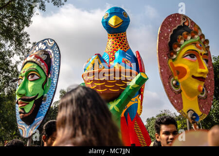 Bangla Noboborsho: Shuvo Noboborsho è occasione di Bangla Anno Nuovo. È la tradizione del popolo del Bangladesh nonché le persone che parlano bangle in tutto il mondo. Foto Stock