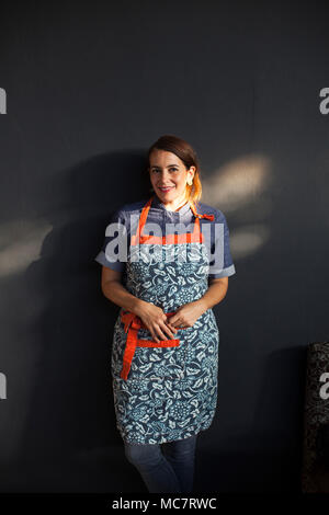 Lo Chef Solange Muris Manzanilla, Ensenada, Baja California, Messico Foto Stock