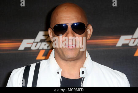 Jan 19, 2018 - Vin Diesel frequentando Fast & Furious Live all'O2 Arena di Londra, Inghilterra, Regno Unito Foto Stock