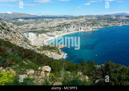 Calpe, Peñon de Ifach, Spagna Foto Stock