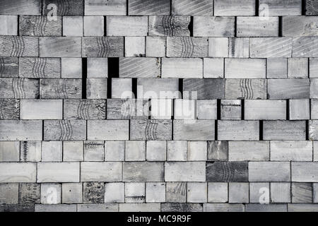 Abstract i cubi su parete in cemento. Foto Stock