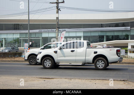 CHIANG MAI, Thailandia - marzo 17 2018: Raccoglitore privato auto Ford Ranger. Sulla strada No.1001, a 8 km dalla città di Chiangmai. Foto Stock