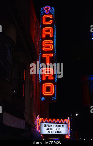 San Francisco, Stati Uniti d'America. Xv Apr, 2018. Atmosfera al 'cattiva reputazione' proiezione al San Francisco Film Festival con un Q&A in Castro Theatre sabato 14, 2018. Credito: la foto di accesso/Alamy Live News Foto Stock