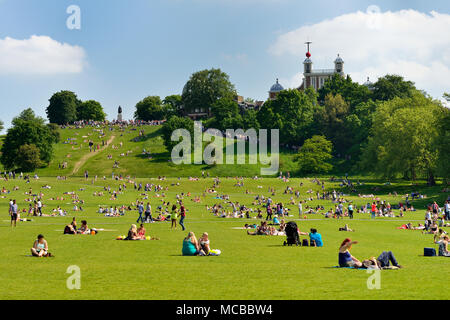 Il parco di Greenwich, London, Regno Unito Foto Stock