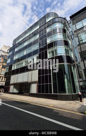 Daily Express Edificio, 120 Fleet Street, Londra, Regno Unito Foto Stock