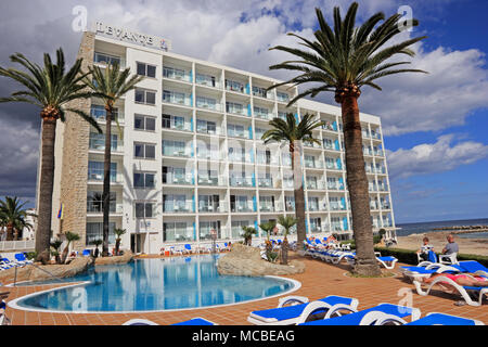 L'Hotel Levante, Cala Bona, Mallorca Foto Stock