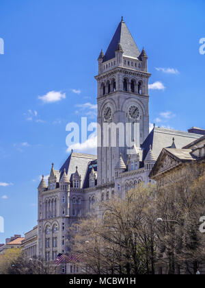 Old Post Office Pavilion in Washington, DC. Foto Stock