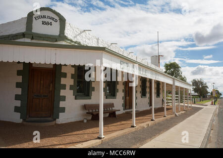 Hotel Birsdville, in Birdsville, Australia, il 7 marzo 2018. Foto Stock