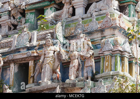 Asia, India, nello Stato del Tamil Nadu, Tirundhuthevankudi, Sri Karkadeswarar tempio Foto Stock