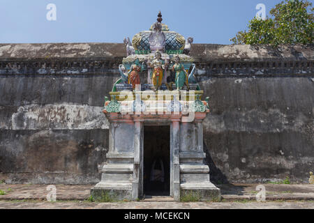 Asia, India, nello Stato del Tamil Nadu, Tirundhuthevankudi, Sri Karkadeswarar tempio Foto Stock