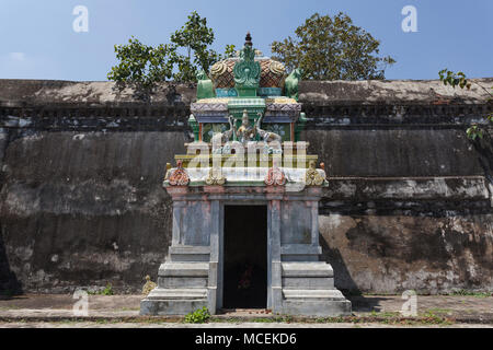 Asia, India, nello Stato del Tamil Nadu, Tirundhuthevankudi, Sri Karkadeswarar tempio Foto Stock