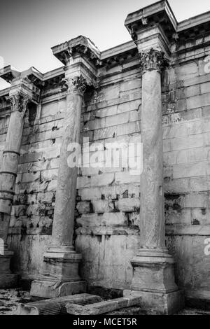 Antichi edifici della biblioteca, Atene, Grecia Foto Stock