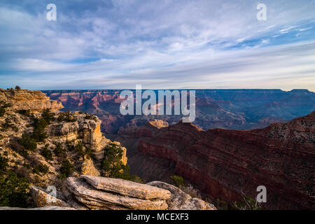 Il Parco Nazionale del Grand Canyon, Arizona USA Foto Stock