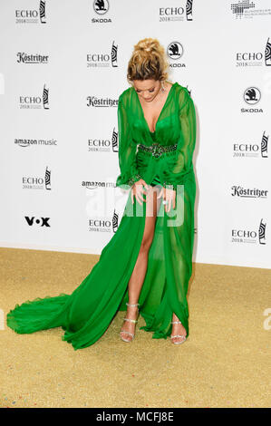 Rita Ora assiste la XXVII Premio Echo 2018 alla fiera di Berlino il 12 aprile 2018 a Berlino, Germania. Foto Stock