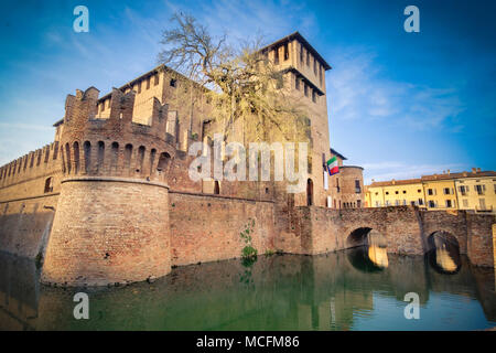 Castelli italiani esterni - Parma - Fontanellato - Emilia Romagna - Italia Foto Stock