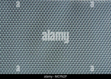 Materiale blu sullo sfondo del tessuto. Superficie grigia di tessitura di fibre Foto Stock
