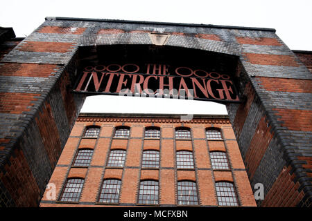 L'edificio di interscambio in Camden Lock posto, Camden Market, Londra Foto Stock