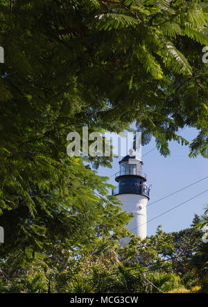 Key West Lighthouse, in Key West Florida, Foto Stock