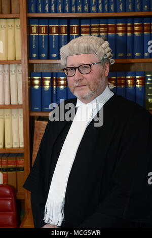 Ian Cruickshank fieno Lerwick Sheriff Shetland Scozia Scotland Foto Stock