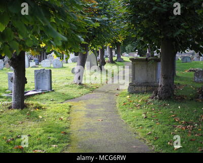 Chiesa di Santa Maria cimitero in Thame Foto Stock