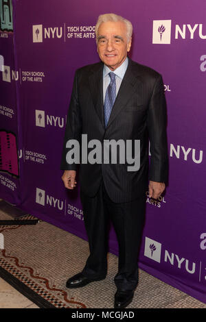 New York, NY - 16 Aprile 2018: Martin Scorsese assiste NYU Tisch School of Arts 2018 Gala a Capitale Credito: lev radin/Alamy Live News Foto Stock