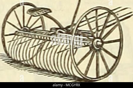 . Horse rastrello. Hollingsworth, self-dump. Victor, self-dump .$30.00 . 30.00 Foto Stock