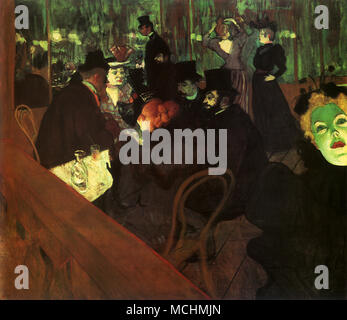 Al Moulin Rouge Foto Stock