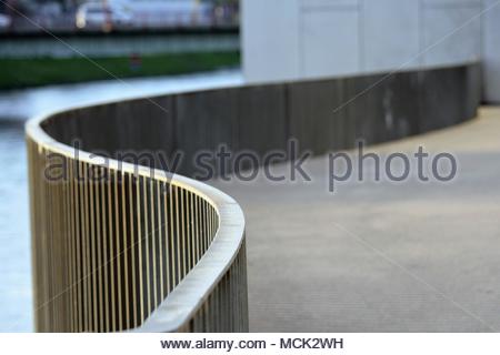 Una recinzione di avvolgimento a Salisburgo, Austria. Credito: reallifephotos/Alamy Foto Stock