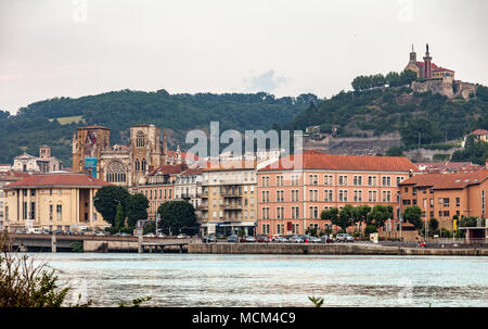 Vienne, Riverside Foto Stock