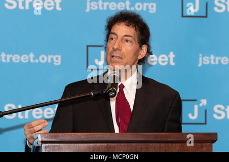 Jamie Raskin, U.S. Rappresentante (D) per il Maryland'ottavo quartiere congressuale, parlando all'J Street Conferenza Nazionale. Foto Stock