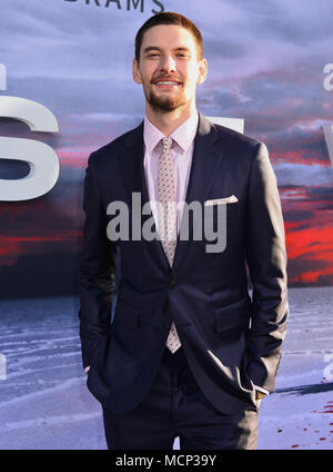 Los Angeles, Stati Uniti d'America. Xvi Apr, 2018. Ben Barnes arriva per la premiere di HBO 'Westworld' Stagione 2 tenuto presso il Glossari Affini Dome in aprile 16, 2018 a Los Angeles, California. Credito: Tsuni / USA/Alamy Live News Foto Stock