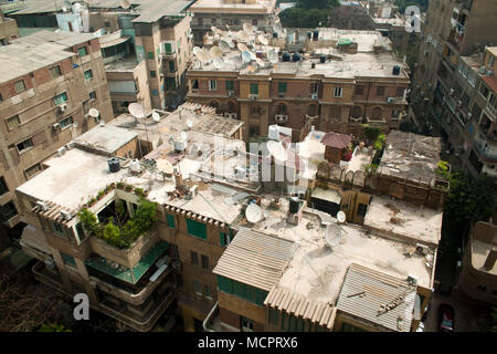 Aegypten ha, Kairo, Insel Gezira, Architektur in Zamalek Foto Stock