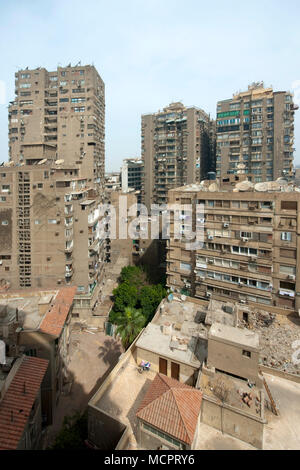 Aegypten ha, Kairo, Insel Gezira, Architektur in Zamalek Foto Stock