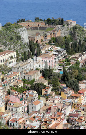 Taormina Sicilia Foto Stock
